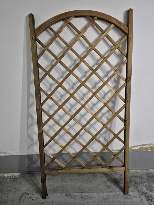 Krata skośna / łuk / pergola na nóżkach 90×180 + kotwy. Cena 1 zestaw