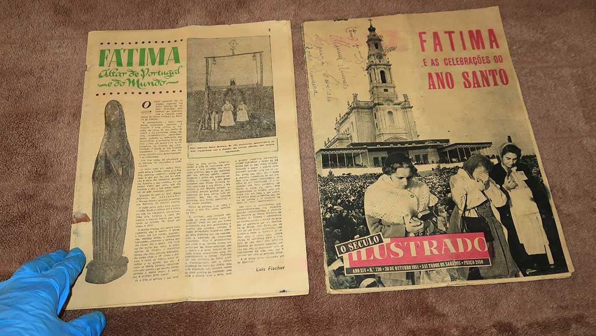 Aparições Fátima - imprensa 1951