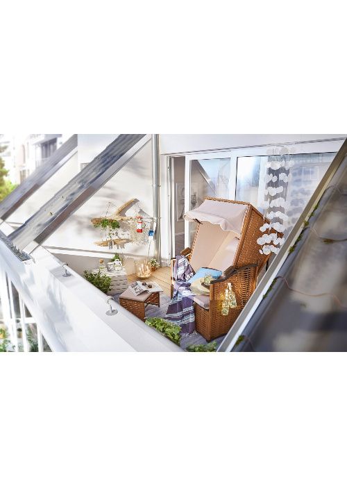 Kosz plażowy, ogrodowy 1-osobowy Brąz! Idealny na balkon ! Zach-pom.