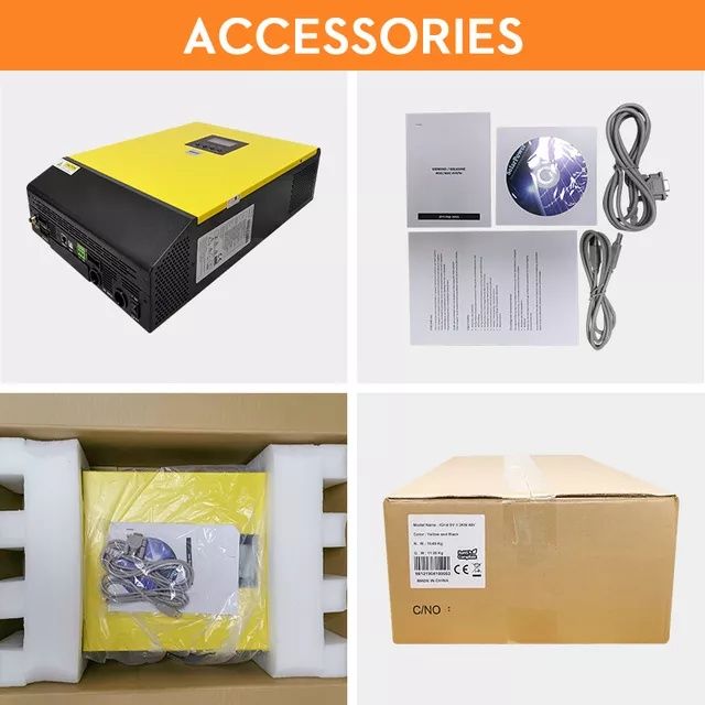 Інвертор гібридний мережевий, сонячний. Є в наявності 0.6.6.4.0.9.1363