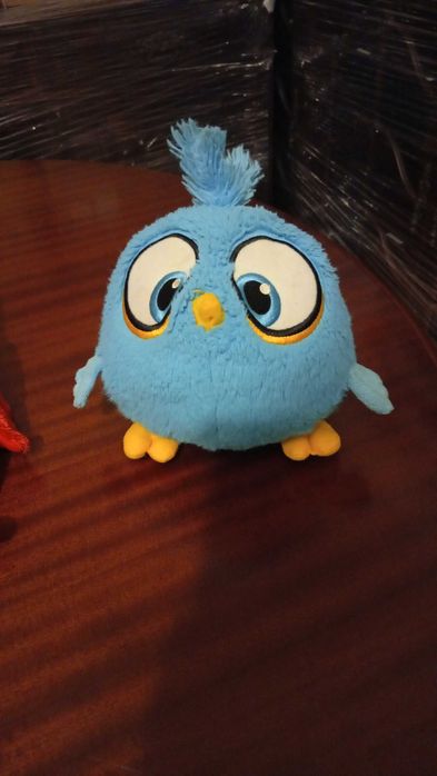 Peluches do jogo e filme "Angry Birds