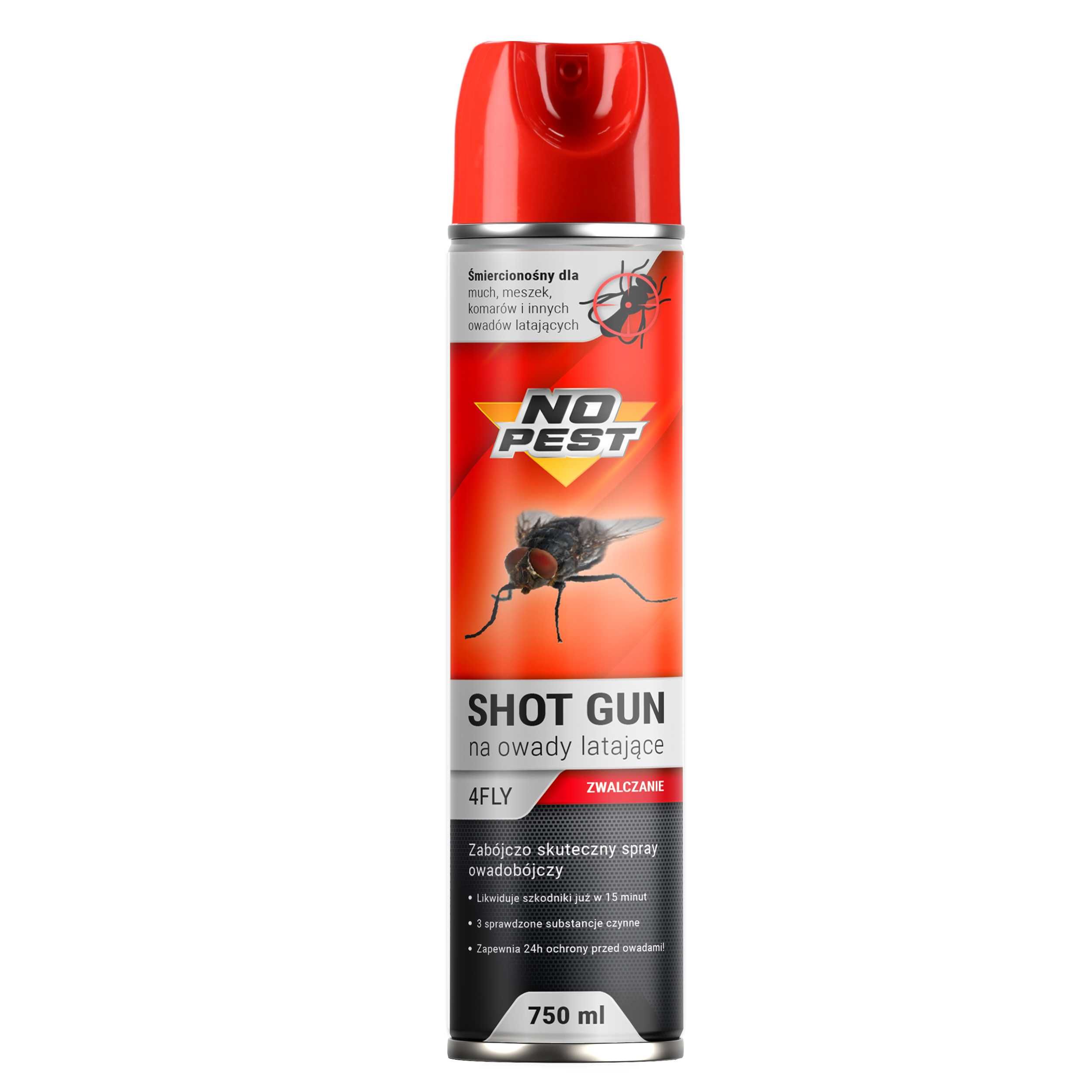Spray na muchy i komary No Pest Shot Gun 750ml