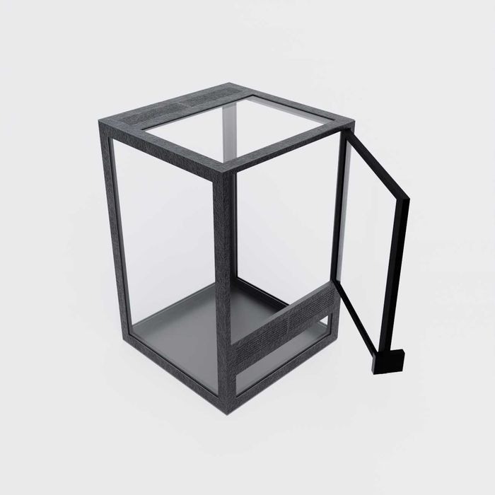 Terrarium szklane 10x10x15 | Drzwiczki- różne kolory!