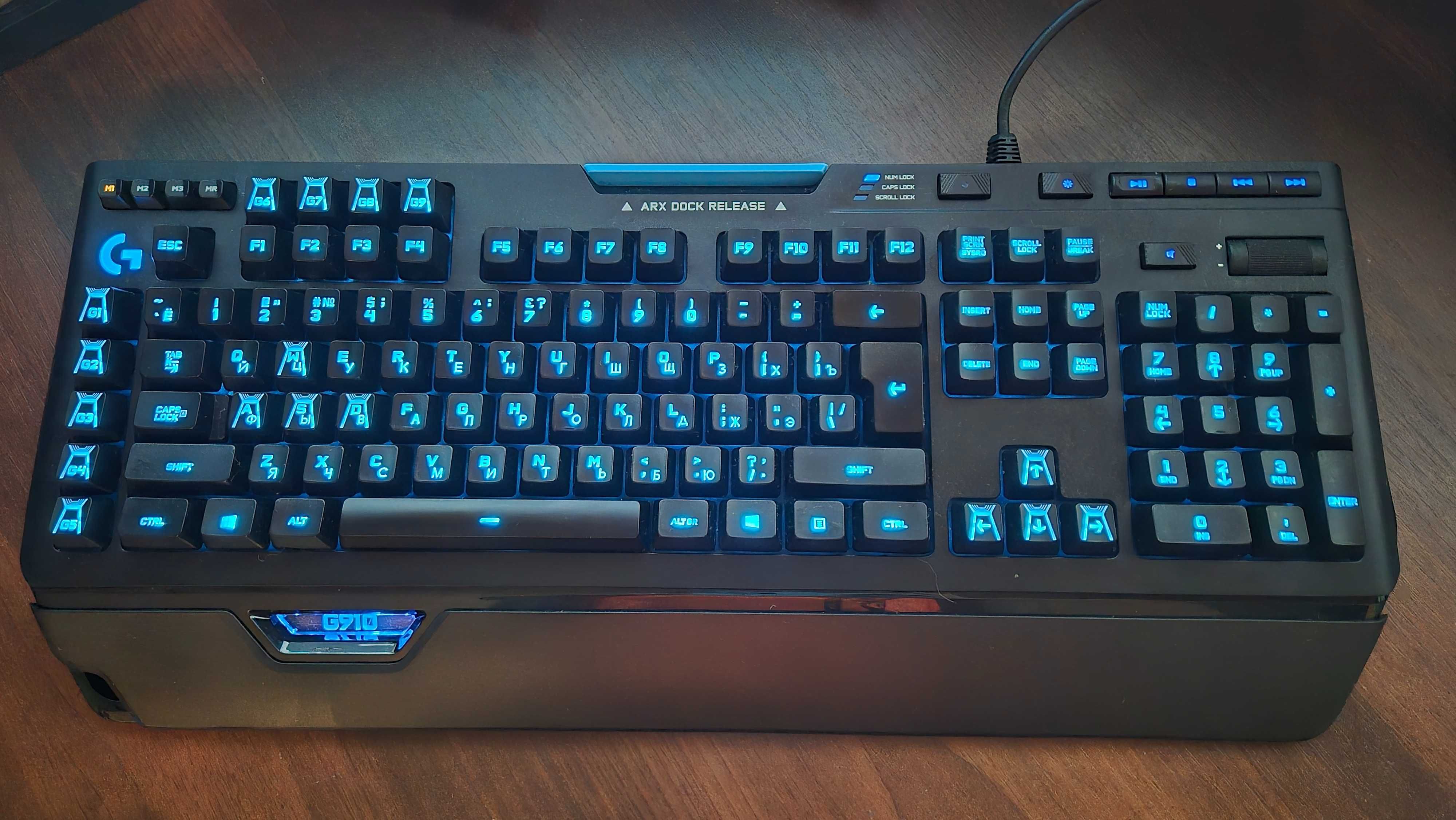 Клавіатура ігрова Logitech G910 Orion Spectrum поклавішно запчастини