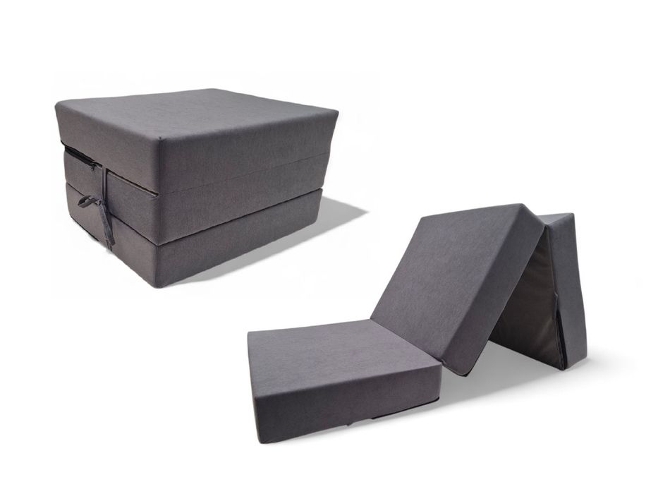Promocja! Materac składany 80x195 gr.15cm! Pufa Łóżko