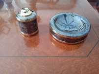 Isqueiro | Cinzeiro (Conjunto Fumador Porcelana)
