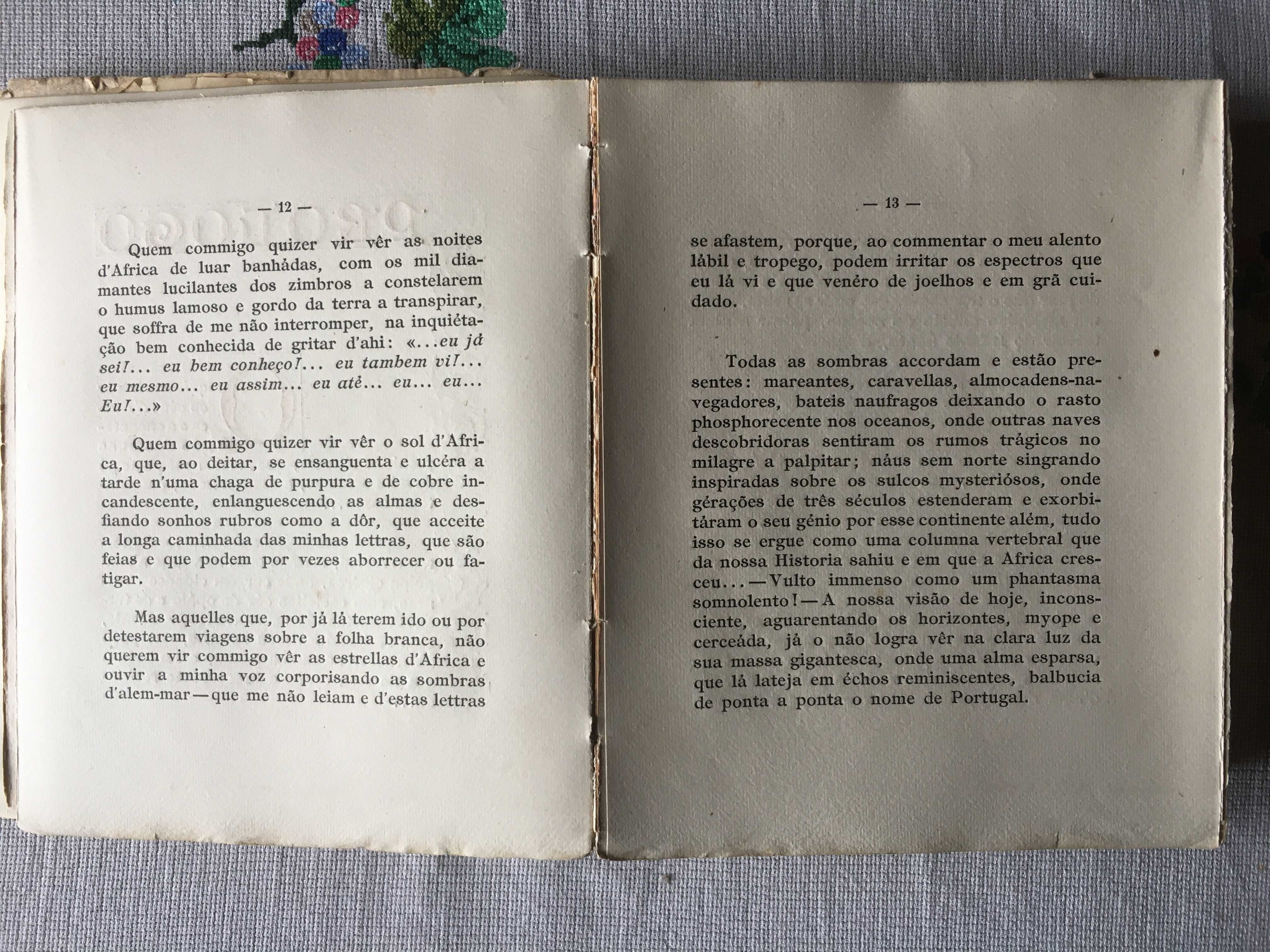 D´Aquém e D´além-Mar, 1928, Chronicas de Viagem 1923, 1924