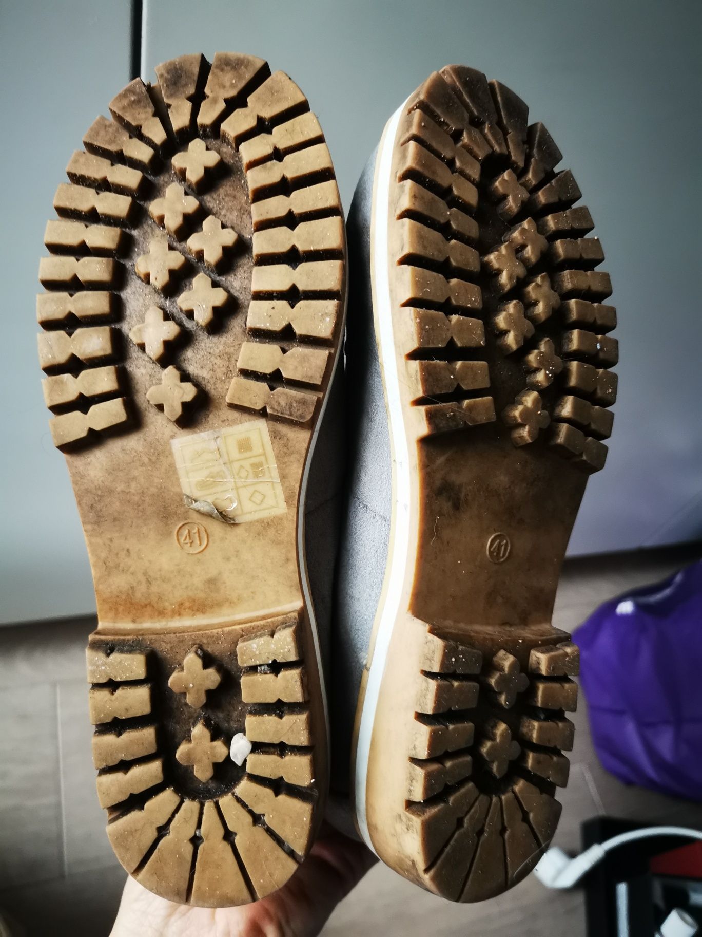 Buty damskie trapery zimowe z futerkiem r 41