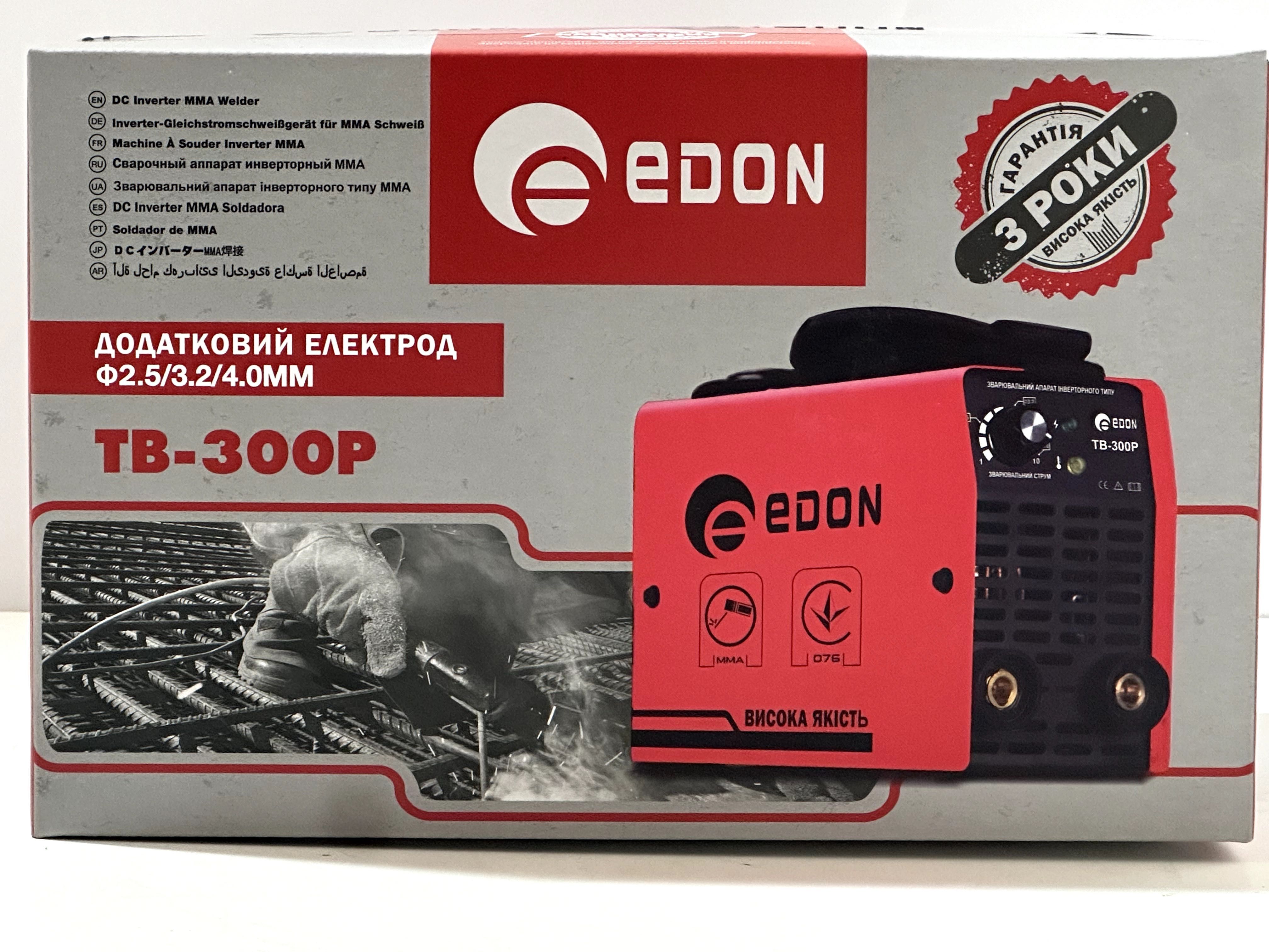 Сварочный аппарат EDON TB-300P (зварювальний інвертор)