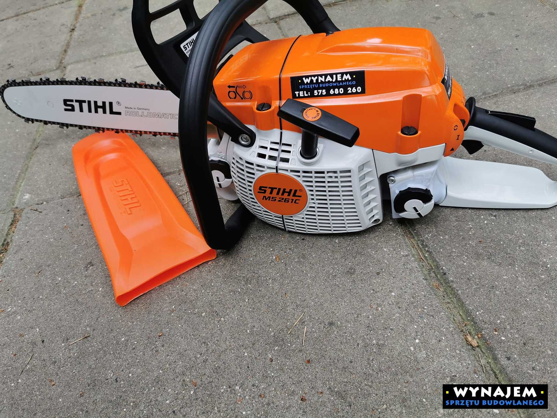 Piła spalinowa Stihl wynajem piła łańcuchowa 40cm Pilarka