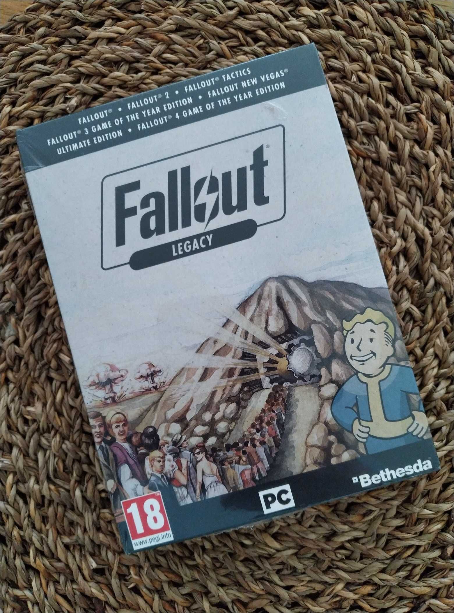 Fallout Legacy - nowa box folia Fallout 1 2 3 4 New Vegas Tactics
