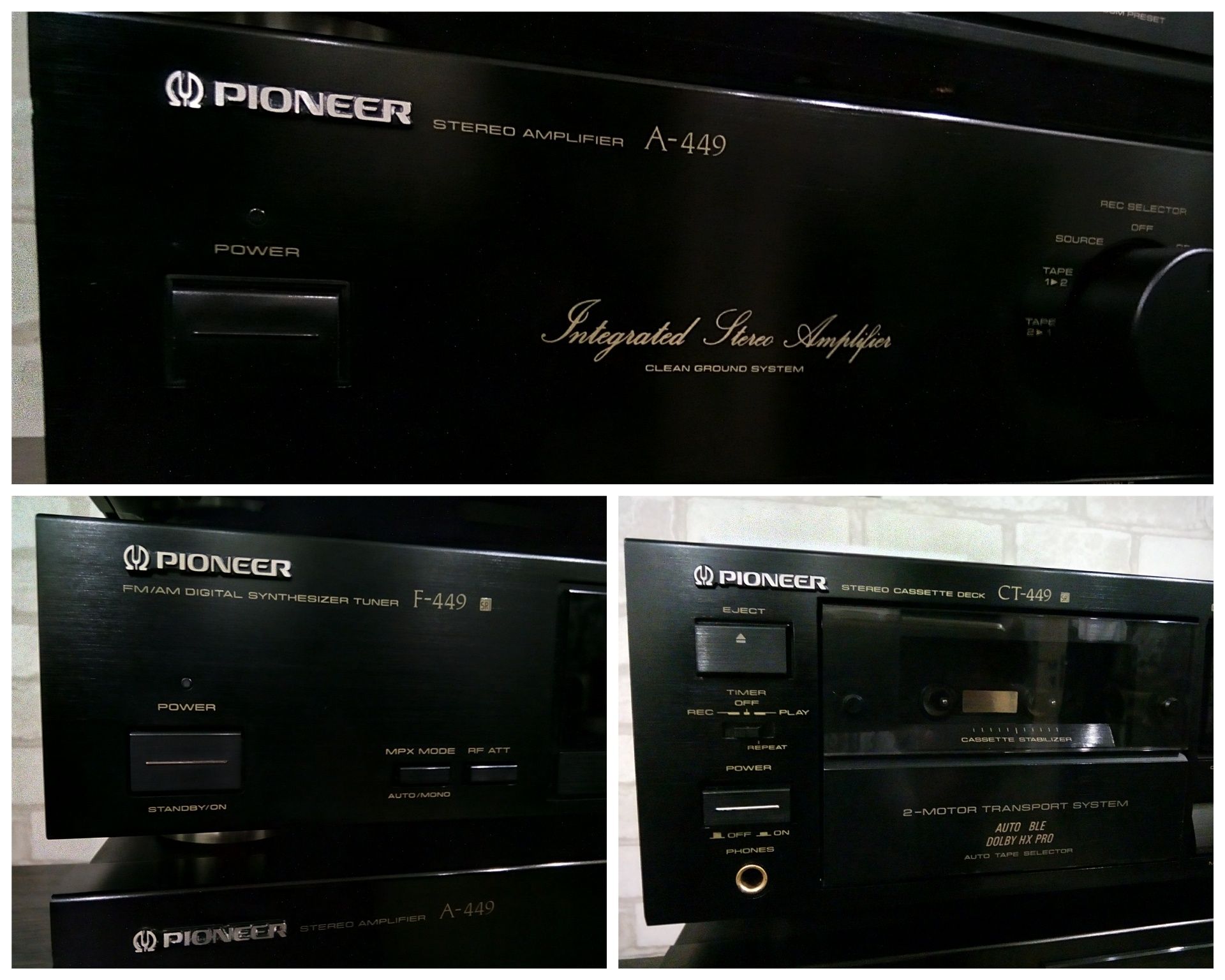 PIONEER A-449, F-449, CT-449