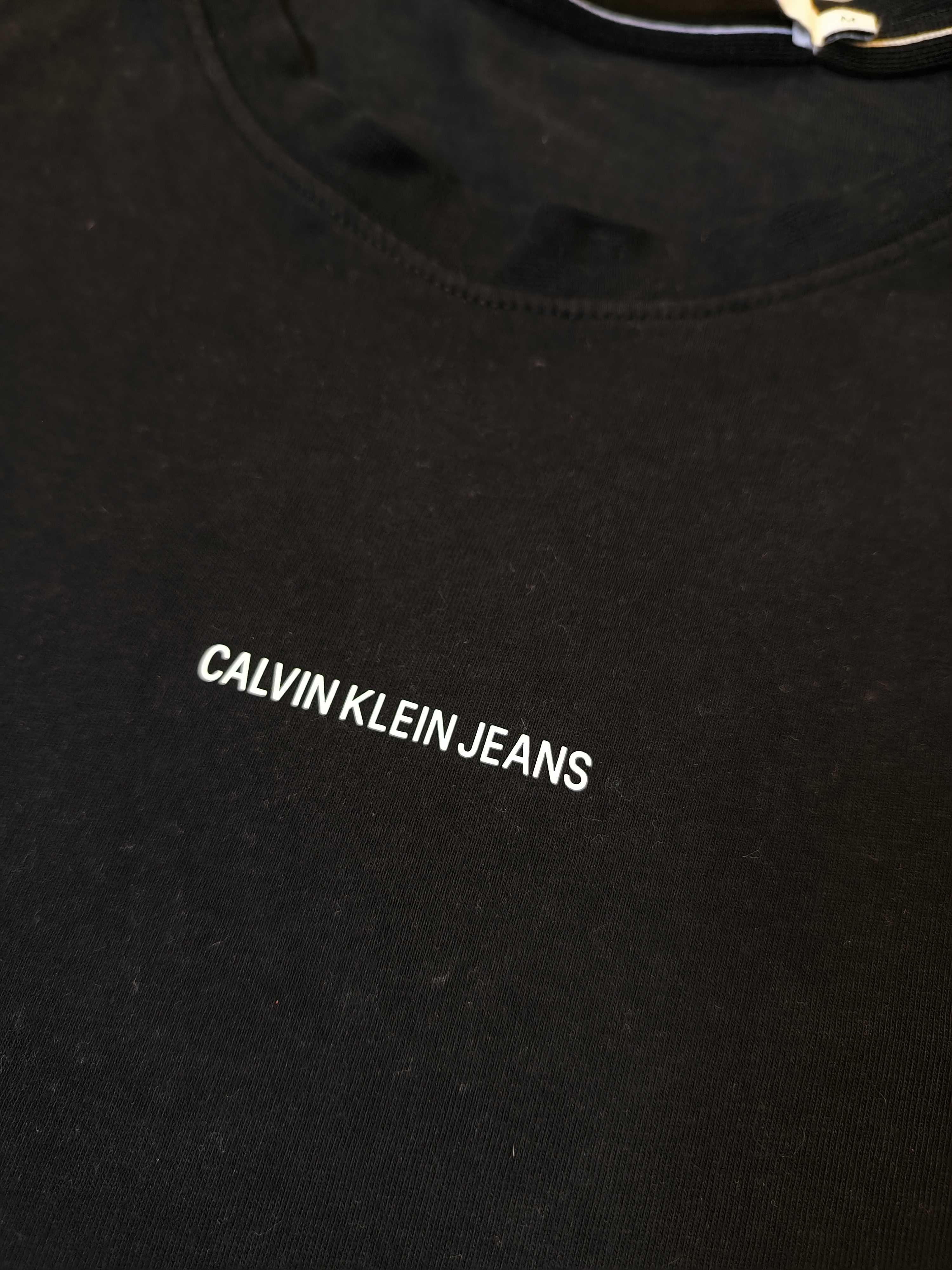 Koszulka Calvin Klein Jeans CK Czarna