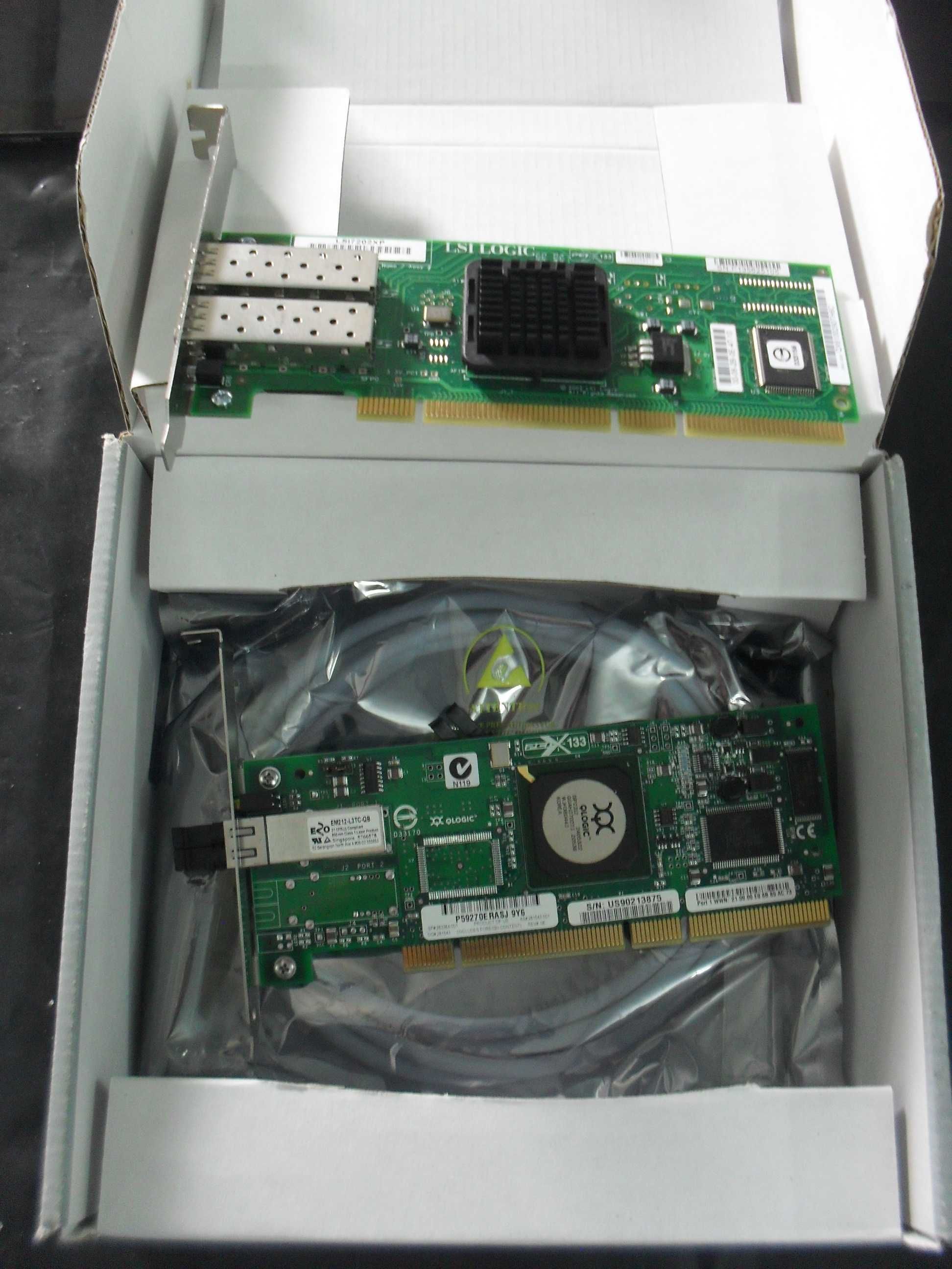 Fibre Channel PCI-X Card (Lsi7202xp - Q Logic Pcix133) NOVO