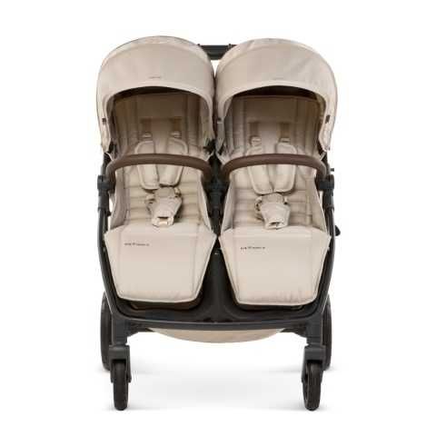 Wózek bliźniaczy spacerowy MAST M TWIN X kolor LION - beżowy Nowość