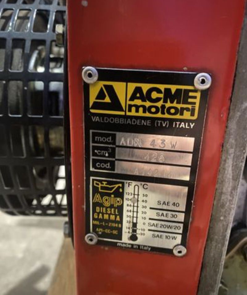 Дизельгенератор ACME Motori Lambordini made in Itali  Оригинал !