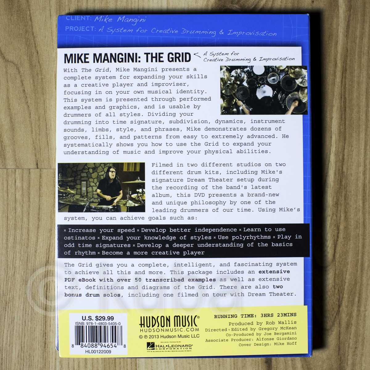 Szkoła na perkusję DVD x2 - Mike Mangini - The Grid - st. Idealny
