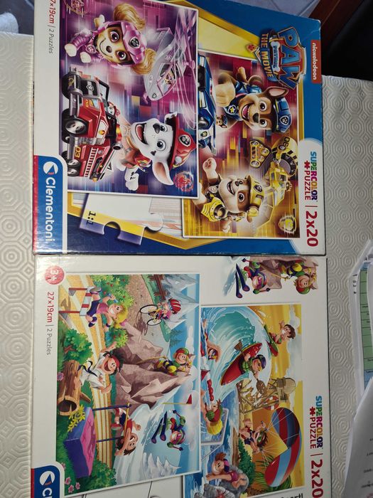 Puzzles duplos  crianças