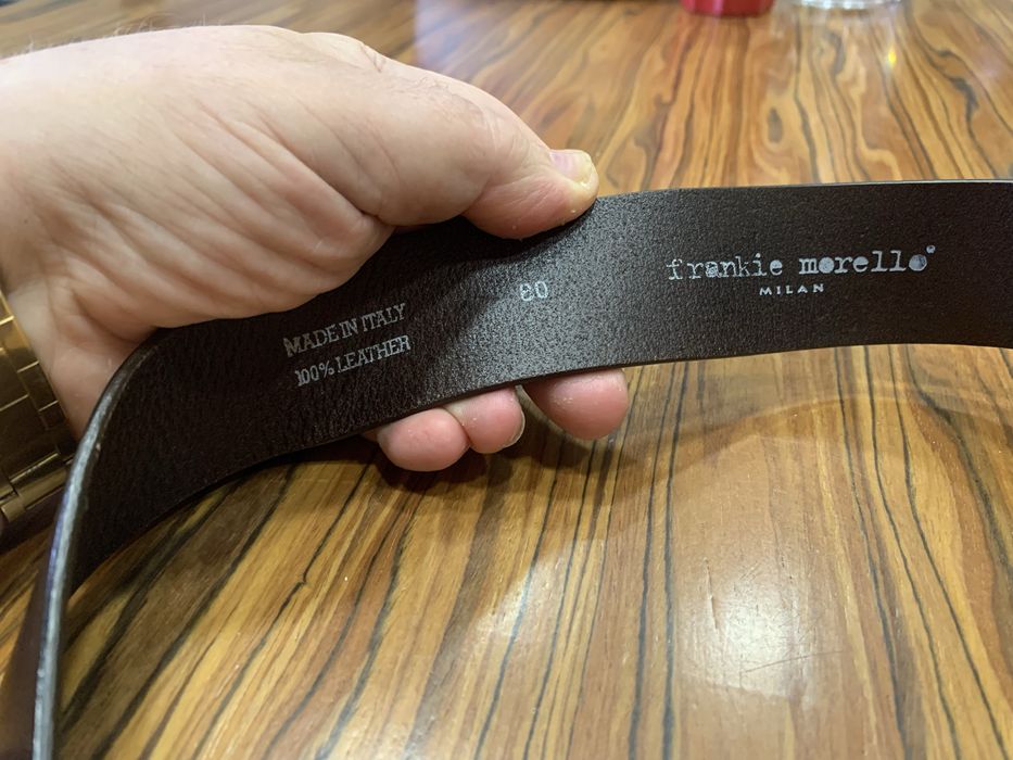 Оригинал мужской ремень FRANKIE MORELLO made in Italy