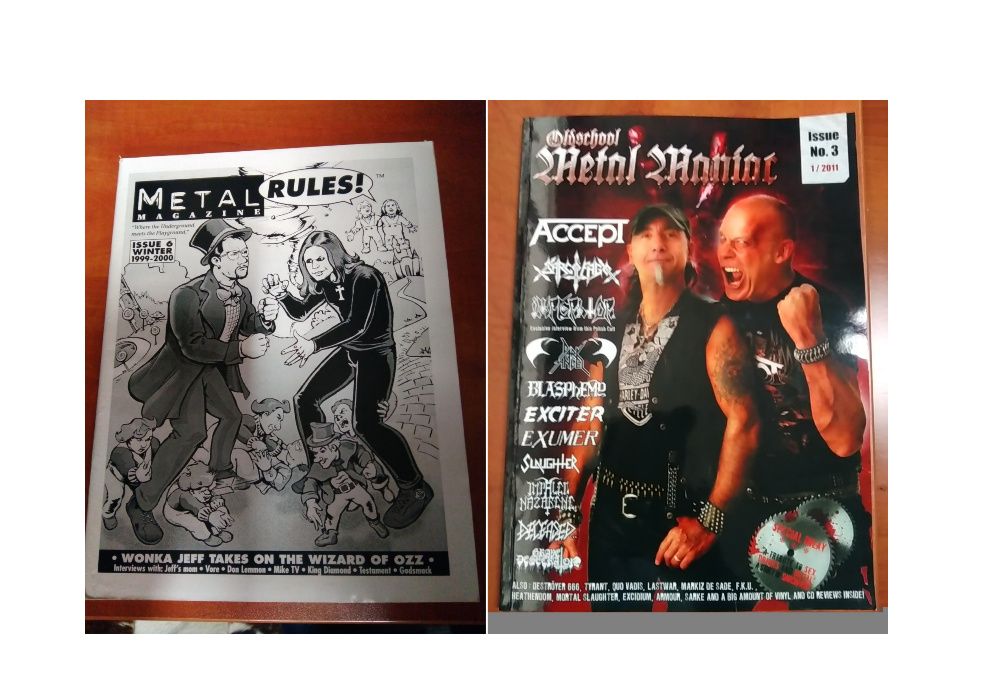 Heavy Metal - revistas e fanzines