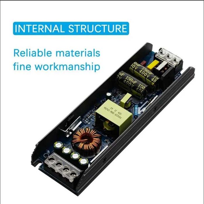 Zasilacz 24V LED SLIM do taśm LED 24V 2.5A 8.3A 16.7A 60W 200W 400W