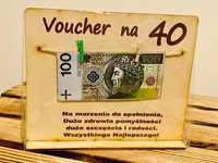 Voucher urodzinowy 40 lat