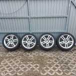 KOLA FELGI OPONY 19 LETNIE AUDI A6 C7 S6 ORYGINAL DEMONTAZ 4G0601025BQ KOMPLET