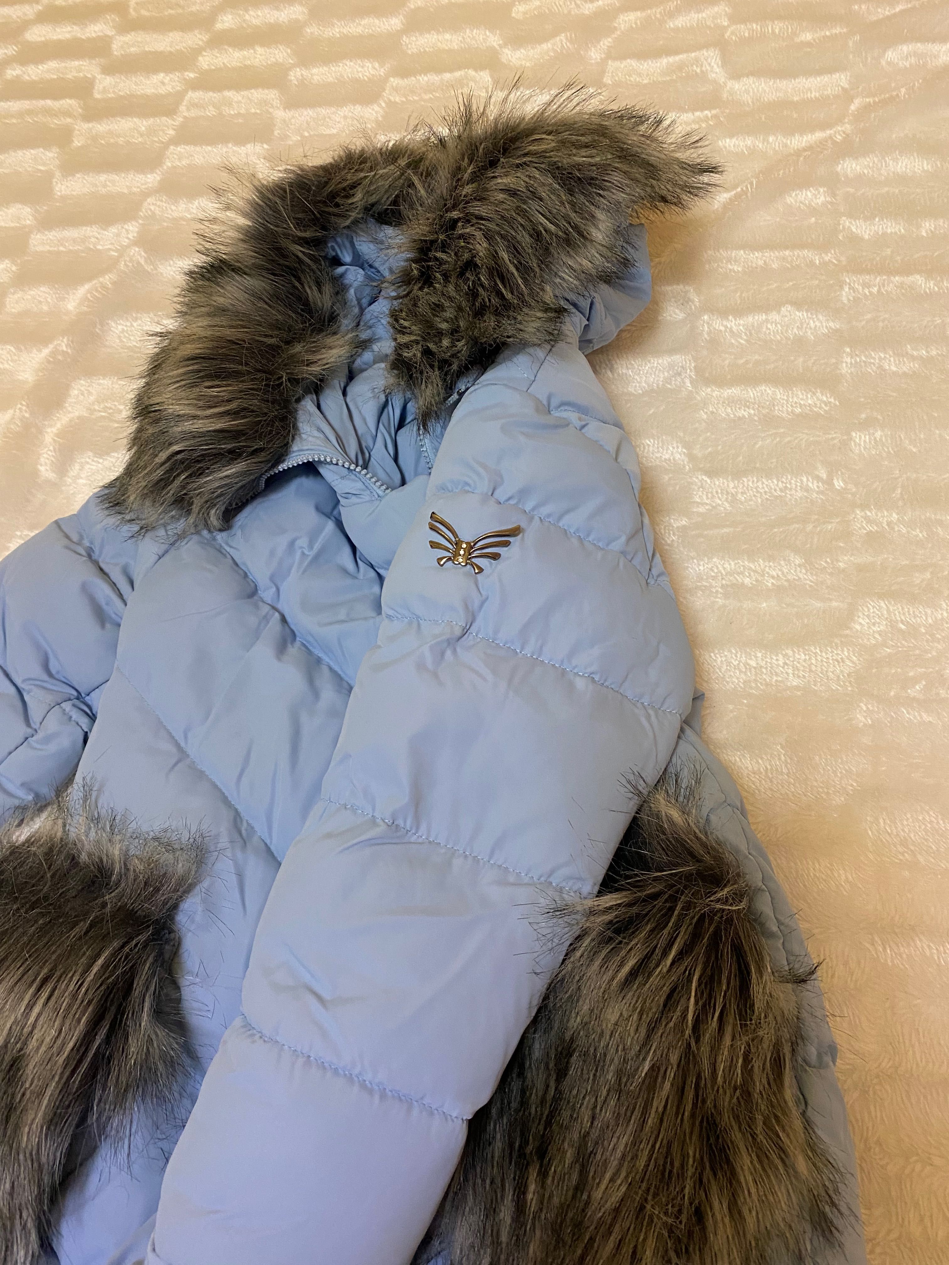 Пальто зимове на дівчинку,розмір 122
