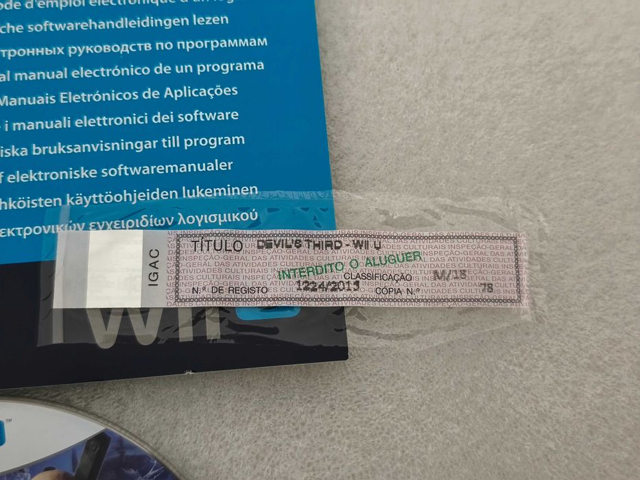 Devil's Third Nintendo Wii-U Versão Pt / Esp Wii U Devils Third