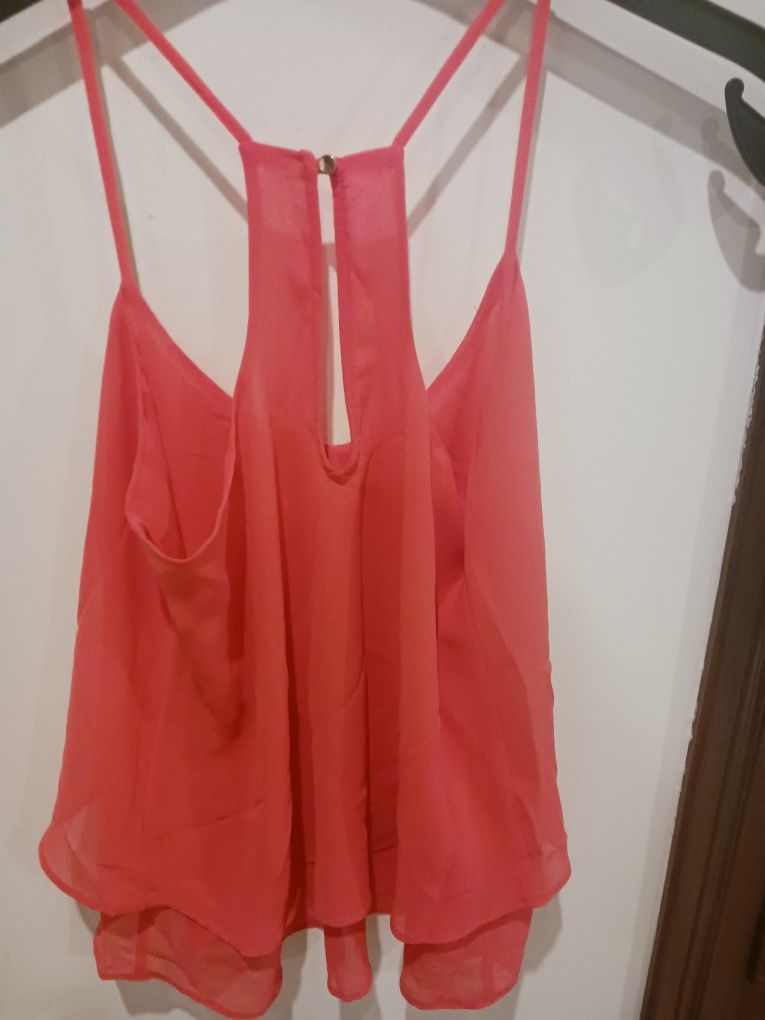 Top alças Bershka