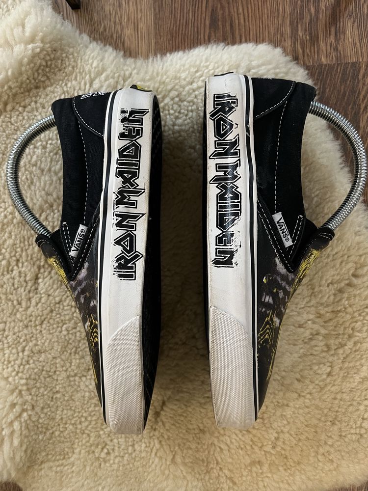 Buty VANS trampki  Slip-On  Iron Maiden Heavy Metal
