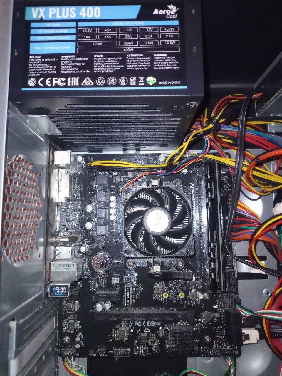 Продам ПК amd 200ge  16 gb ddr4 озу 256gb ssd