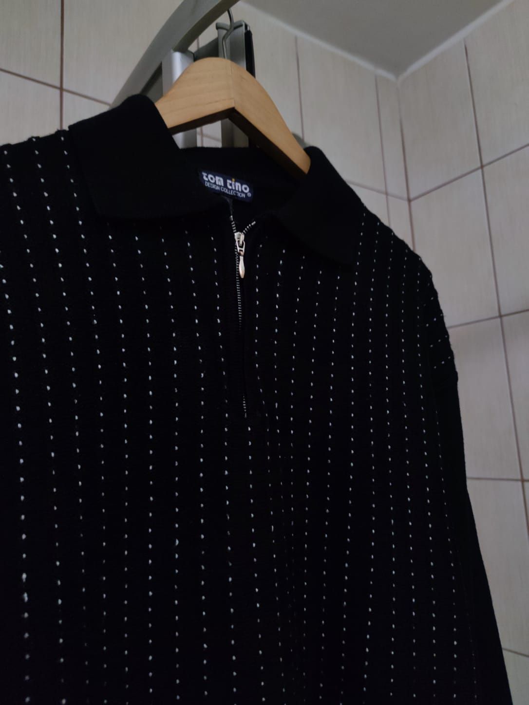 Sweter klasyczny XL Tom Tino męski rozsuwany suwak zasuwany z długim r