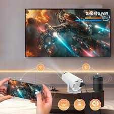 Projektor Android rzutnik 4K WIFI Przenośny Smart FULL HD HY300 PRO
