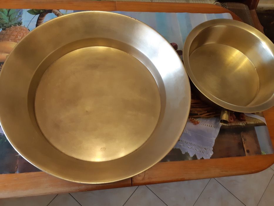 Латунные тазы для плова или варенья