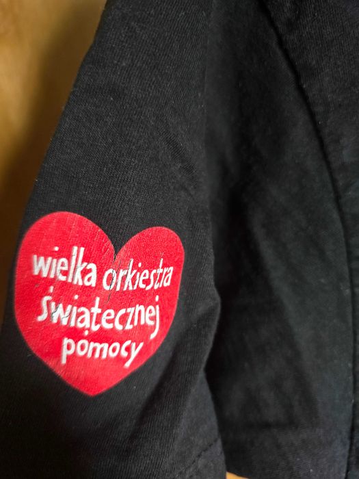 Koszulka WOŚP 30. Finał 2022 – czarna, XL – stan dobry