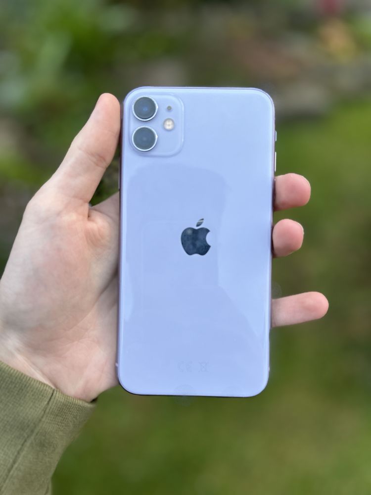 !UWAGA! IPHONE 11 stan JAK NOWY kondycja 82% liliowy