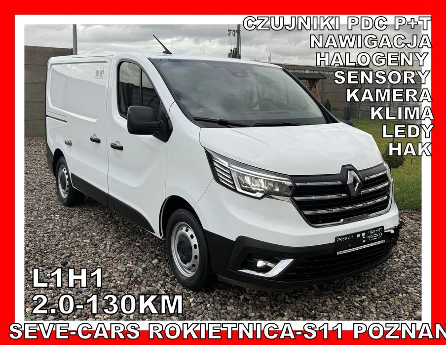 Renault Trafic L1H1, 130KM, klima, navi, kamera, tempomat, sensory, halogeny, czujniki pdc  L1H1, 130km ,klima, kamera,navi,tempomat,sensory,halogeny,czujniki pdc