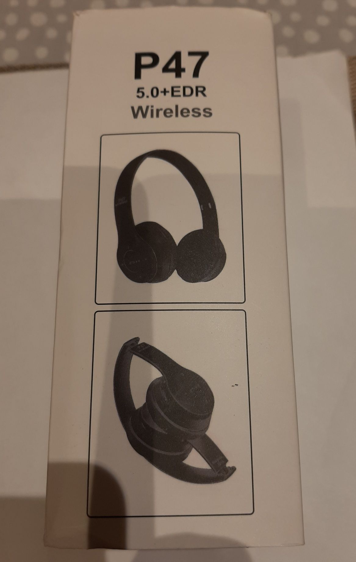 Słuchawki bezprzewodowe nauszne P47 Wersja Bluetooth: V5 + EDR