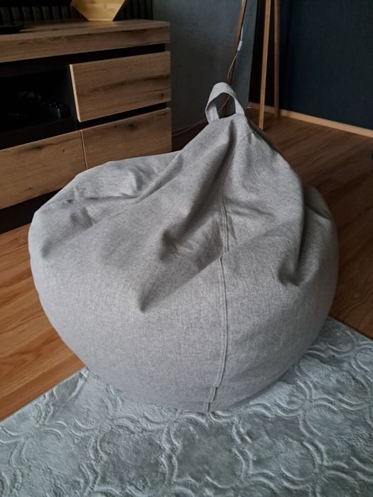 Pufa Worek Sako Siedzisko Pufa do Siedzenia 185L Ad.Con Eco Jasnoszara