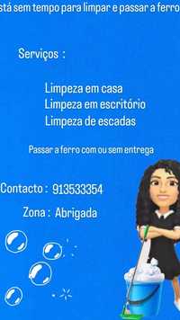 Limpeza e engomadoria