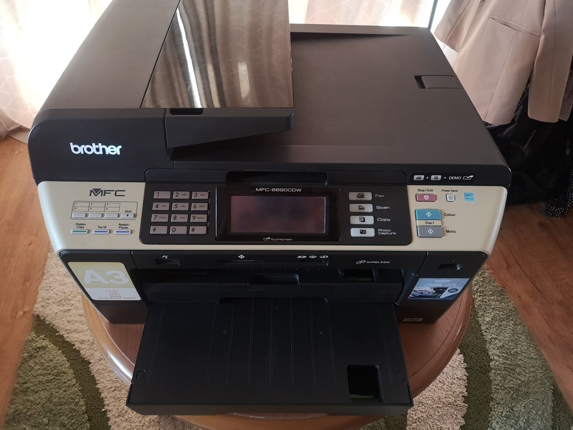Brother - drukarka jak nowa - A3, A4, Duplex, MFC-6890DW, Fax, Photo.