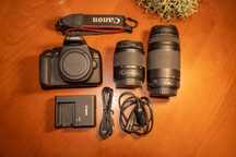 Aparat Canon 1300D + 18-55 III + 75-300 III || Bogaty zestaw
