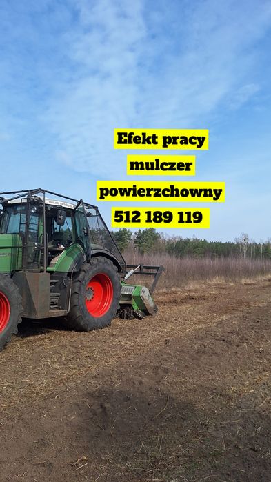 Czyszczenie działek mulczer leśny mulczer wgłębny mulczowanie