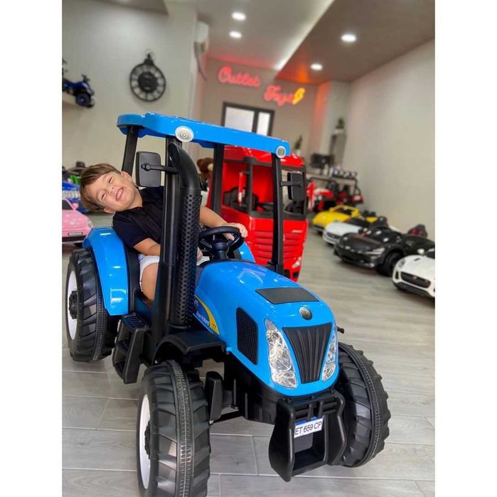 SKLEP! Traktor NEW HOLLAND dla dzieci WIELKI I MOCNY! autko el.