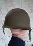 Capacete de guerra militar antigo 1971