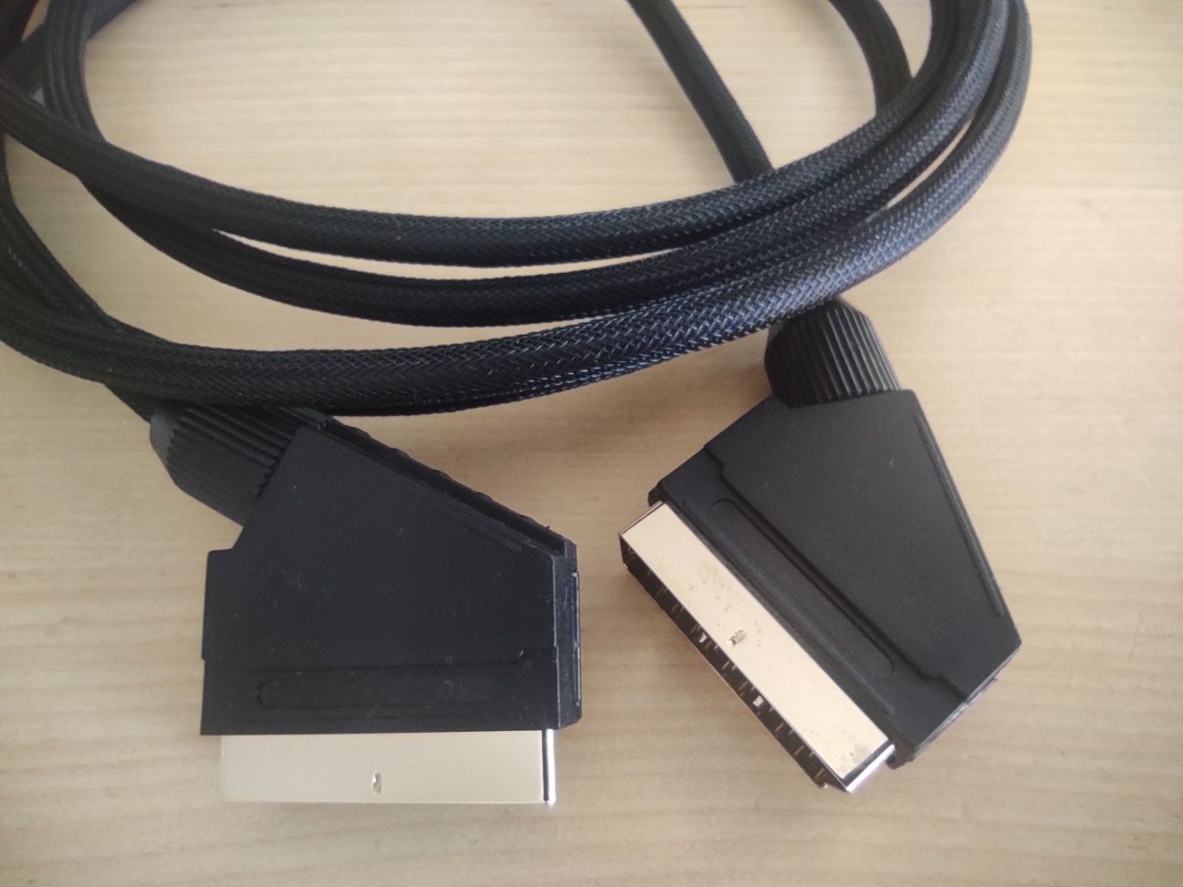 Kabel EURO - EURO - 3 m - w oplocie