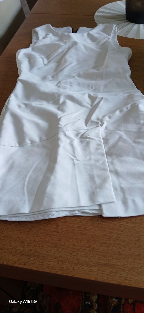 Biała sukienka Zara Basic xs