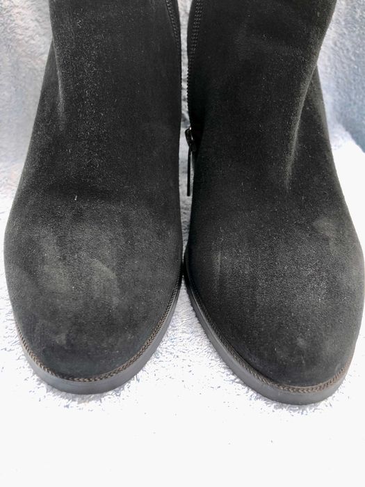 Замшеві жіночі черевики 37р.