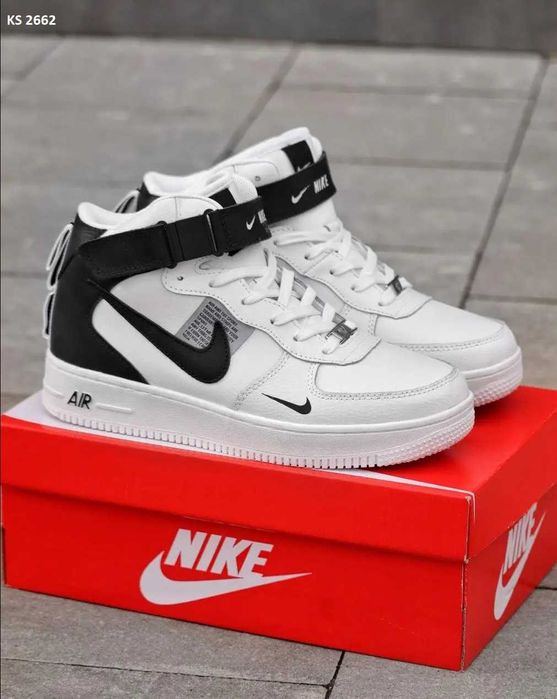 Кросівки Nike Air Force 1 LV8 High White ЗИМА. Арт: KS 2662